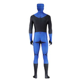 Invincible Season 3 (2025) Mark Grayson Blue Muscle Print Jumpsuit Outfits Cosplay Costume